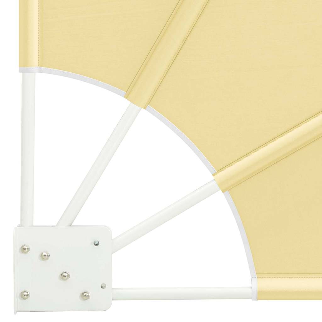 Balkon Sichtschutz Sand 210 x 210 cm Polyester