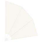 Balkon Sichtschutz 160 x 160 cm Polyester Creme