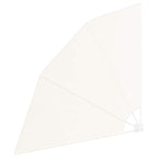 Balkon Sichtschutz 160 x 160 cm Polyester Creme