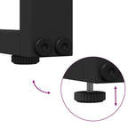 Outdoor-Stahl-Sitzmöbel 2 pcs Hellgrau Stahl