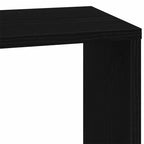 Bücherregal Schwarz Eichen-Optik 45 x 23,5 x 162,5 cm