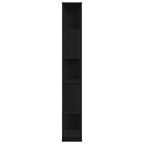 Bücherregal Schwarz Eichen-Optik 45 x 23,5 x 162,5 cm