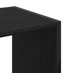 Bücherregal Schwarz Eichen-Optik 68,5 x 32 x 68,5 cm