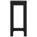 Bartisch Schwarz Eichen-Optik 51 x 50 x 103,5 cm Holzwerkstoff