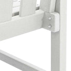 Gartenbank Weiß 120 x 59 x 88 cm HDPE