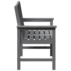 Gartenbank Hellgrau 120 x 59 x 88 cm HDPE