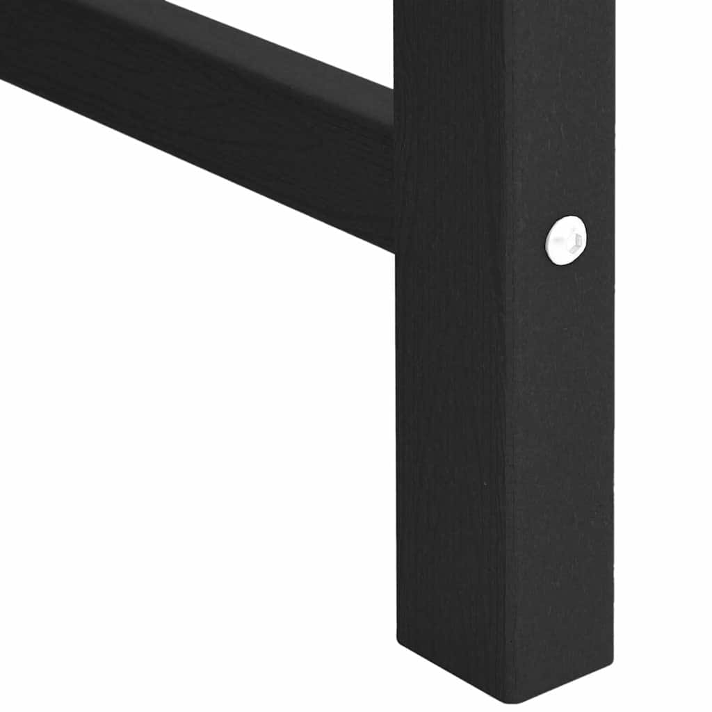 Garten-Esszimmerstuhl 2 pcs Schwarz 65,5 x 59 x 88 cm HDPE