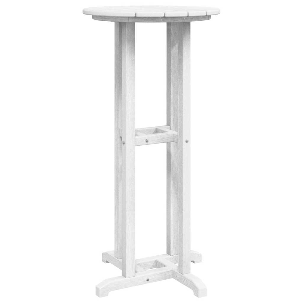 Bartisch Weiß 55 x 55 x 107 cm Polyethylen