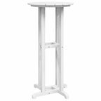 Bartisch Weiß 55 x 55 x 107 cm Polyethylen
