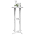 Bartisch Weiß 55 x 55 x 107 cm Polyethylen