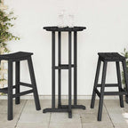 Bartisch Schwarz 55 x 55 x 107 cm Polyethylen