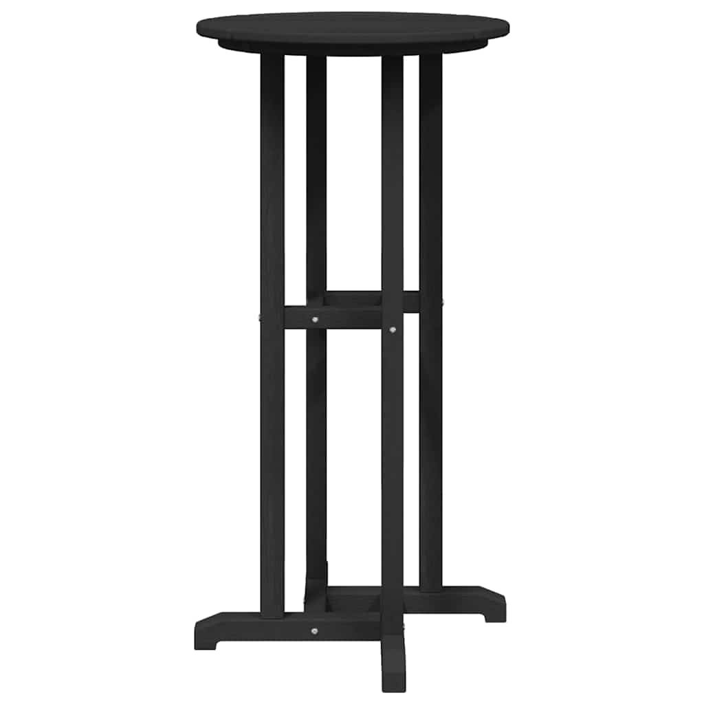 Bartisch Schwarz 55 x 55 x 107 cm Polyethylen