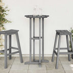 Bartisch Hellgrau 55 x 55 x 107 cm Polyethylen