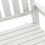 Schaukelstuhl für den Garten Weiß 92 x 70 x 108cm HDPE