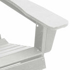 Adirondack-Stuhl Weiß 82 x 74 x 92 cm HDPE
