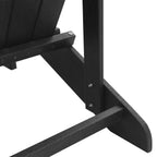 Adirondack-Stuhl Schwarz 82 x 74 x 92 cm HDPE