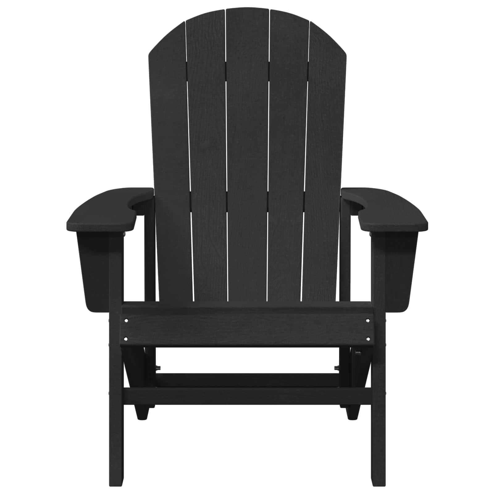 Adirondack-Stuhl Schwarz 82 x 74 x 92 cm HDPE