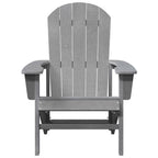 Adirondack-Stuhl Hellgrau 82 x 74 x 92 cm HDPE