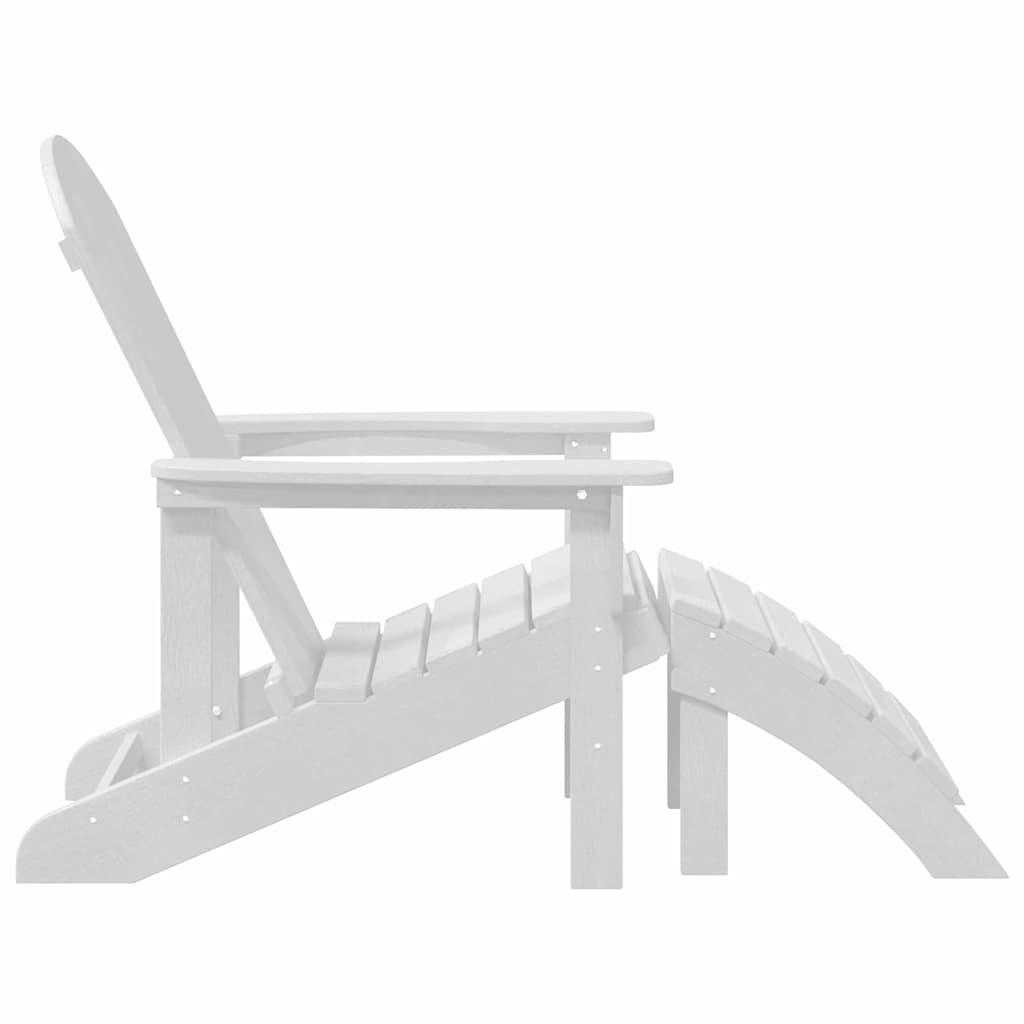 Adirondack-Stuhl Weiß 82 x 74 x 92 cm HDPE