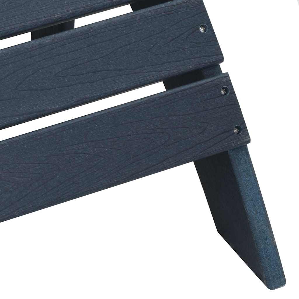 Adirondack-Stuhl Marineblau 82 x 74 x 92 cm HDPE