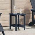 Beistelltisch Marineblau 38 x 38 x 46 cm Polyethylen