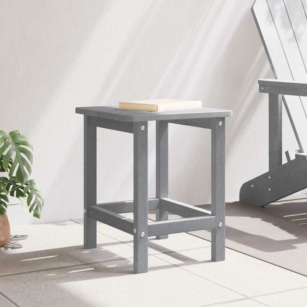 Beistelltisch Hellgrau 38 x 38 x 46 cm Polyethylen