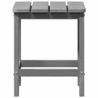 Beistelltisch Hellgrau 38 x 38 x 46 cm Polyethylen