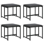 Garten Essgruppe 13 pcs Schwarz Stahl