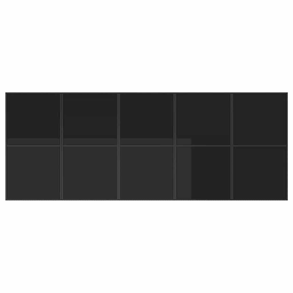 Garten Essgruppe 15 pcs Schwarz Stahl