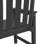 Gartenstuhl 6 pcs Schwarz 65,5 x 59 x 88 cm Polyethylen