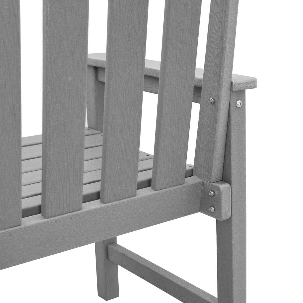Gartenstuhl 6 pcs Hellgrau 65,5 x 59 x 88 cm Polyethylen