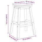 Garten Bar Set 6 pcs Hellgrau HDPE