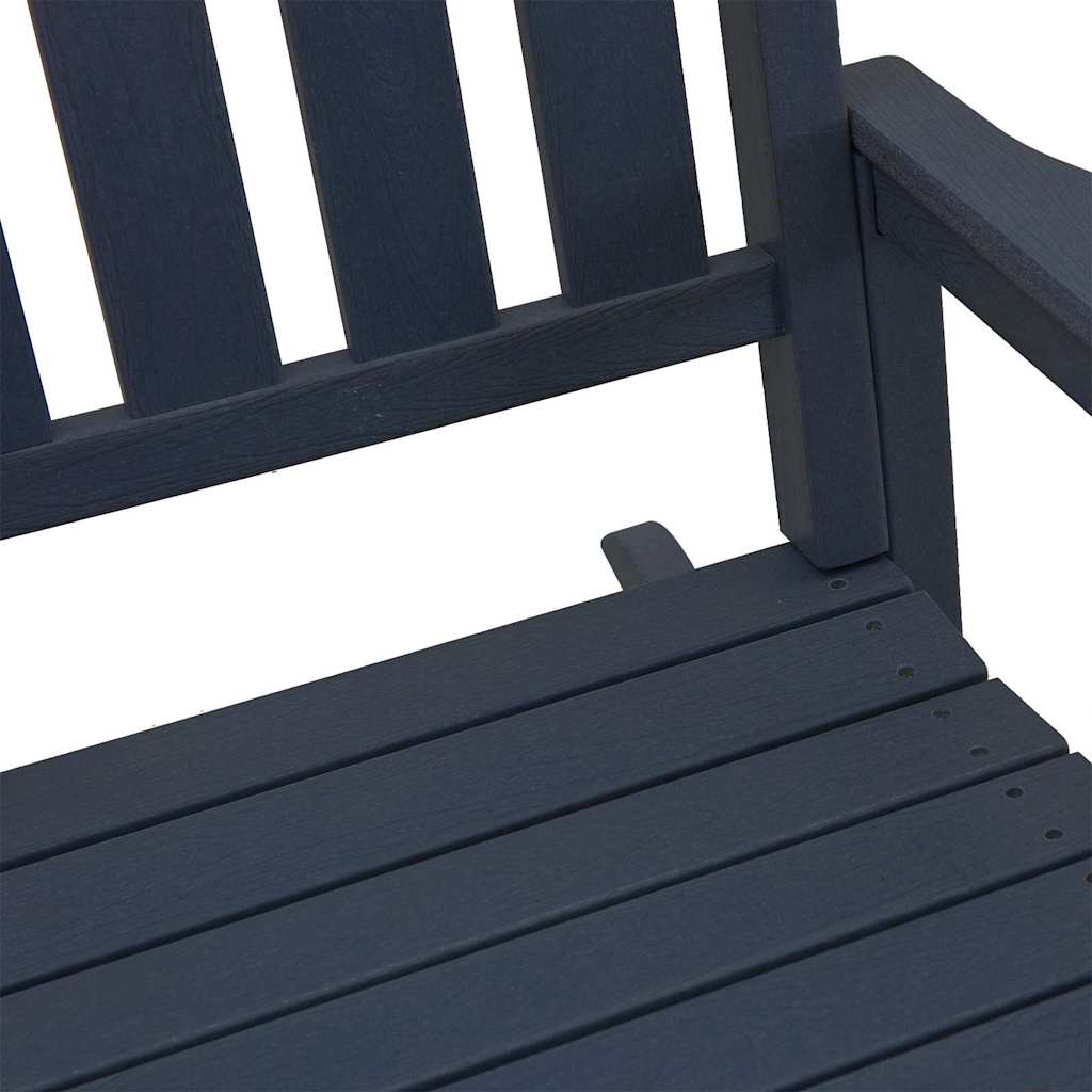 Schaukelstuhl 2 pcs Marineblau 92 x 70 x 108 cm Polyethylen