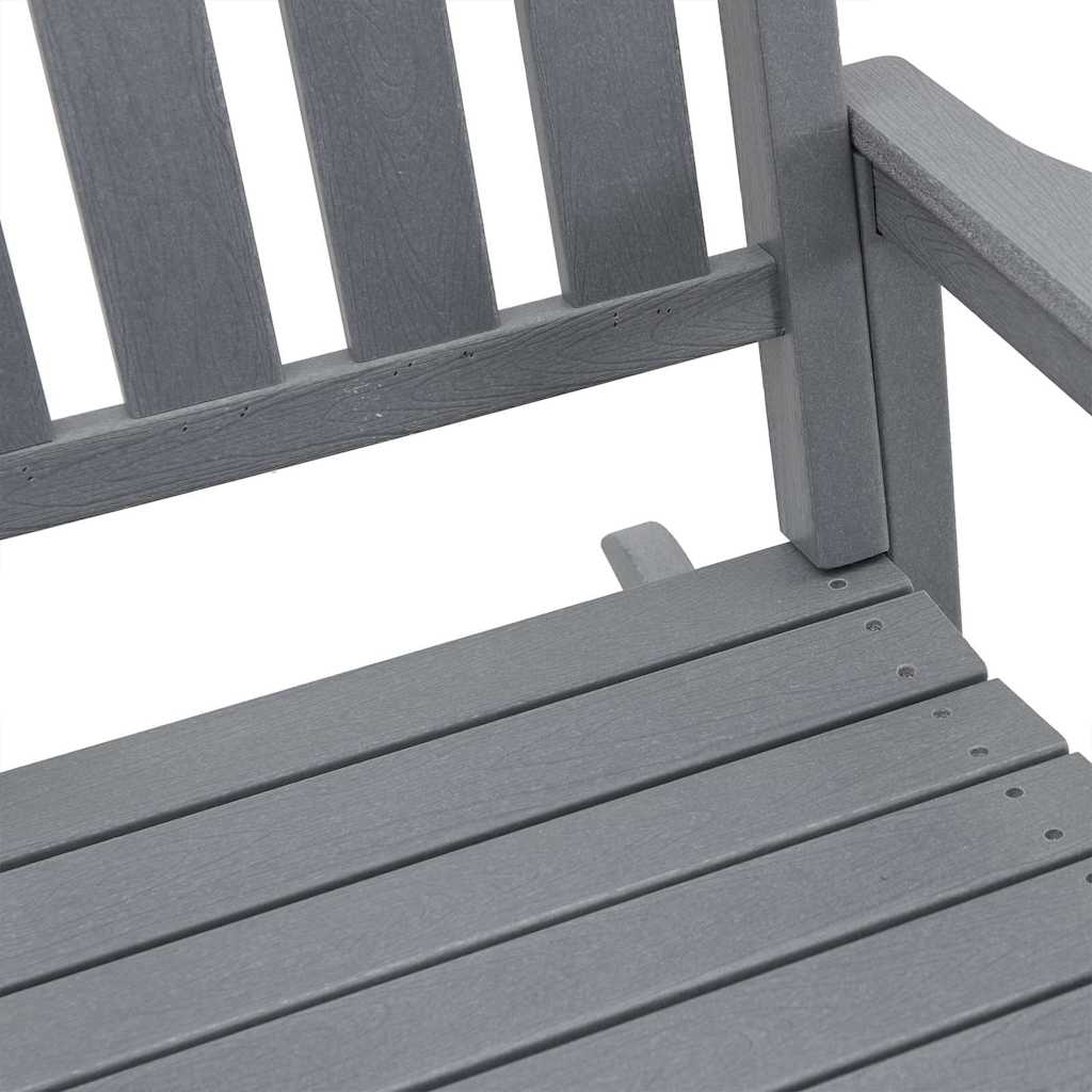 Schaukelstuhl 2 pcs Hellgrau 92 x 70 x 108 cm Polyethylen