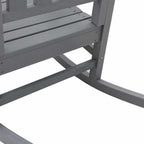 Schaukelstuhl 3 pcs Hellgrau Polyethylen