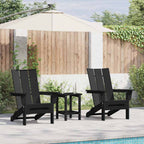 Gartenstuhl 2 pcs Schwarz 80,5 x 74,5 x 92 cm Polyethylen