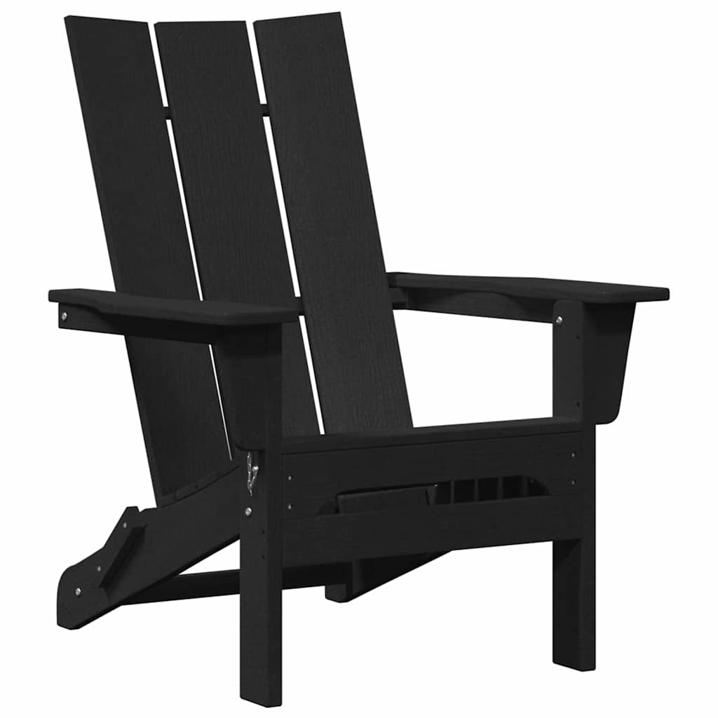 Gartenstuhl 2 pcs Schwarz 80,5 x 74,5 x 92 cm Polyethylen