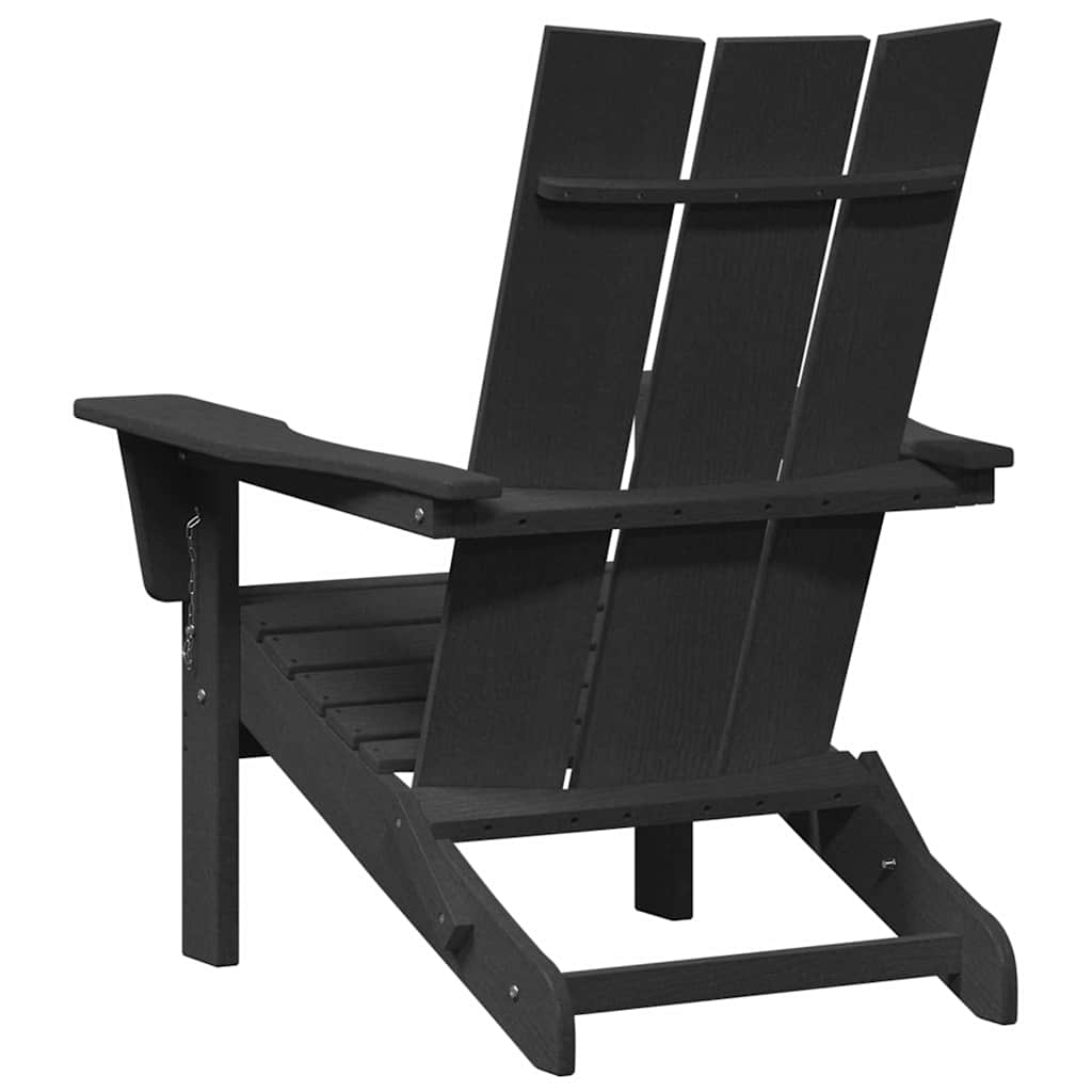 Gartenstuhl 2 pcs Schwarz 80,5 x 74,5 x 92 cm Polyethylen