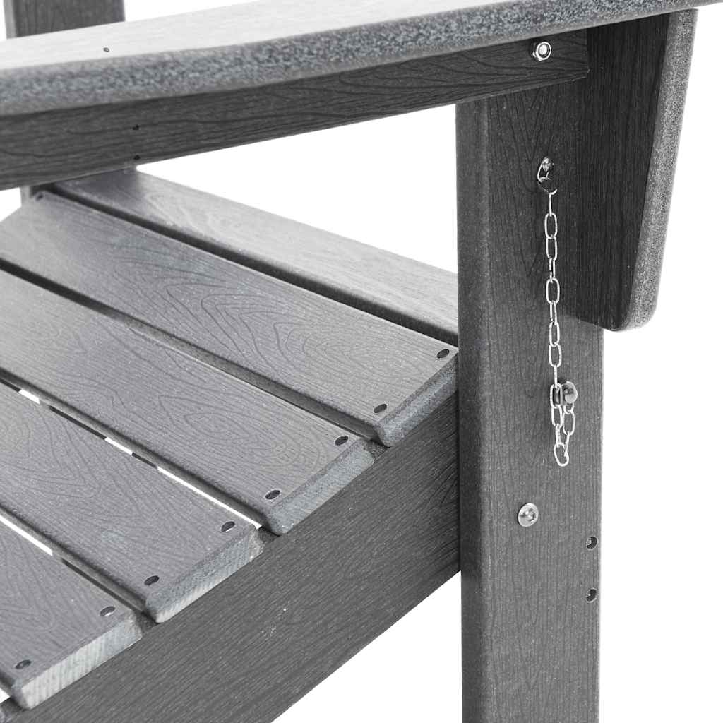 Gartenstuhl 2 pcs Hellgrau 80,5 x 74,5 x 92 cm Polyethylen