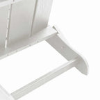 Gartenstuhl 3 pcs Weiß 80,5 x 74,5 x 92 cm Polyethylen