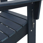 Gartenstuhl 3 pcs Marineblau 80,5 x 74,5 x 92 cm Polyethylen