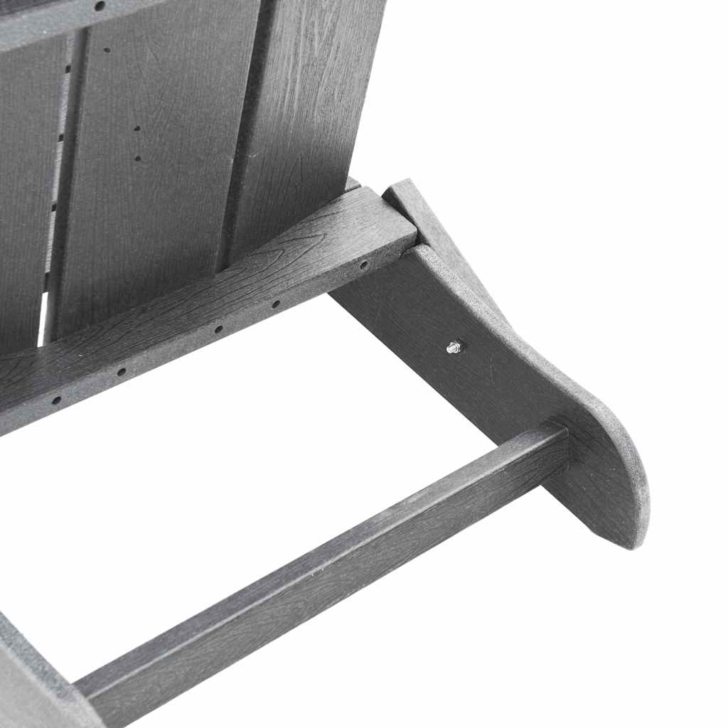 Gartenstuhl 3 pcs Hellgrau 80,5 x 74,5 x 92 cm Polyethylen