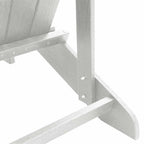 Gartenstuhl 2 pcs Weiß 82 x 74 x 92 cm Polyethylen