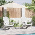 Gartenstuhl 2 pcs Weiß 82 x 74 x 92 cm Polyethylen