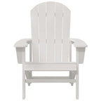 Gartenstuhl 2 pcs Weiß 82 x 74 x 92 cm Polyethylen