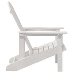 Gartenstuhl 2 pcs Weiß 82 x 74 x 92 cm Polyethylen