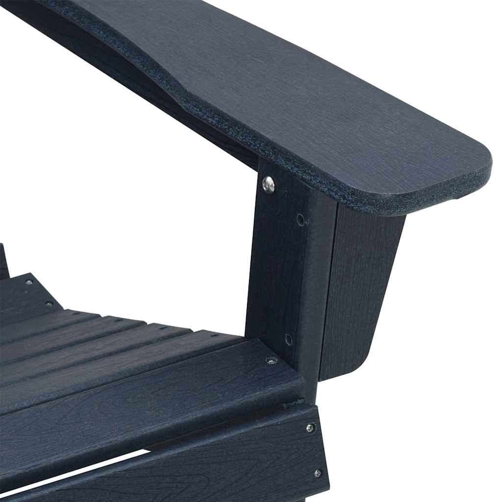 Gartenstuhl 2 pcs Marineblau 82 x 74 x 92 cm Polyethylen