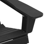Gartenstuhl 2 pcs Schwarz 82 x 74 x 92 cm Polyethylen