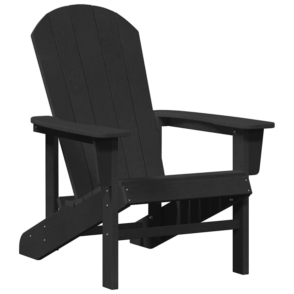 Gartenstuhl 2 pcs Schwarz 82 x 74 x 92 cm Polyethylen