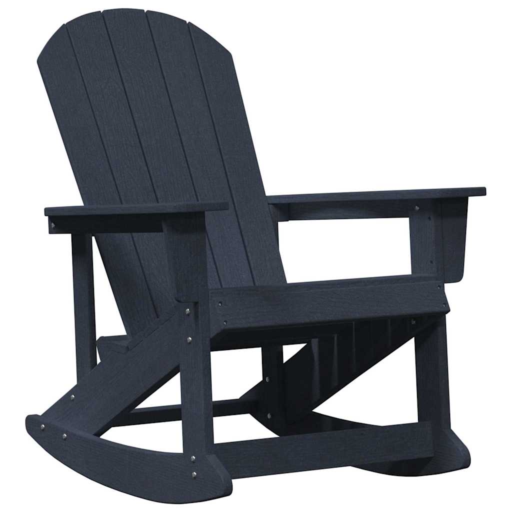 Adirondack Schaukelstühle 2 pcs Marineblau HDPE